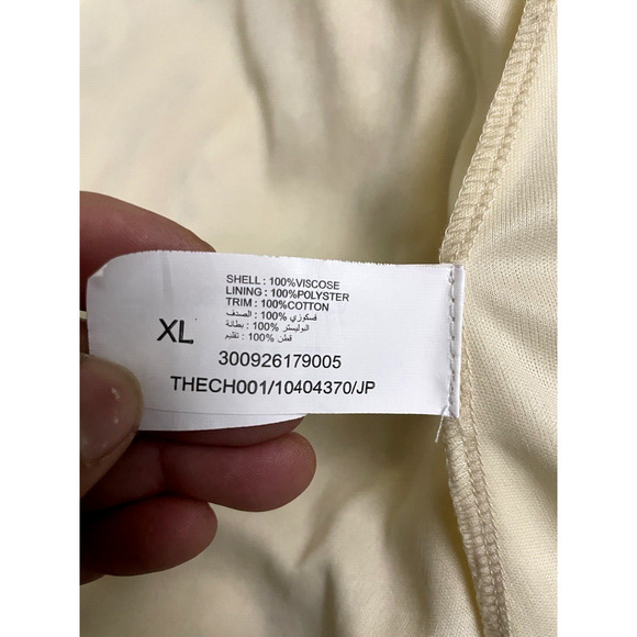 L.O.V. Yellow Vtg Women’s Dress Babydoll Boho Size XL - Picture 3 of 10